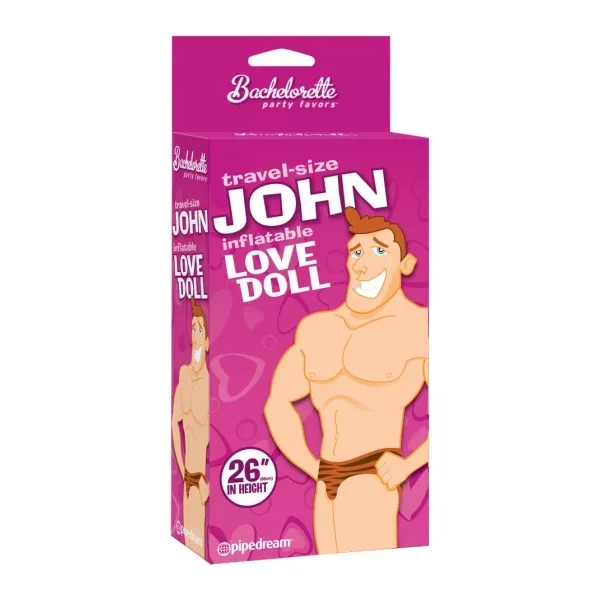 Travel Size John felfújható mini gumiférfi 66 cm