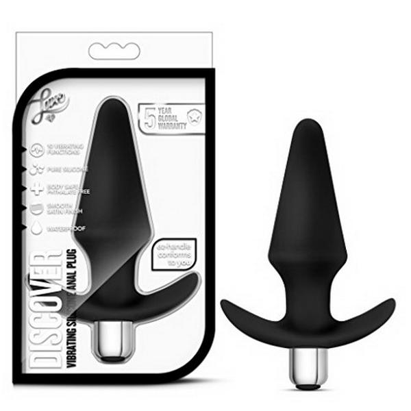 Anál plug vibrátoros análdugó Luxe Discover 13 cm