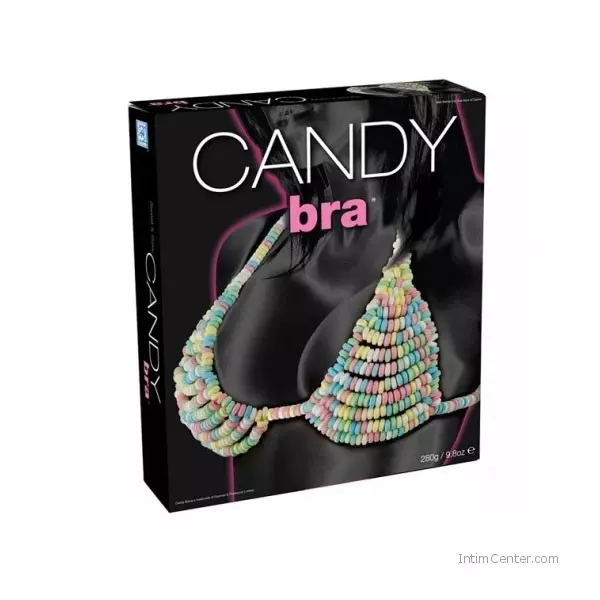 Candy Bra, színes, ehető cukorkamelltartó