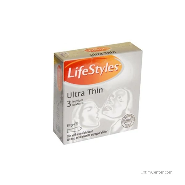 LifeStyles Ultra Thin óvszer, 3 db