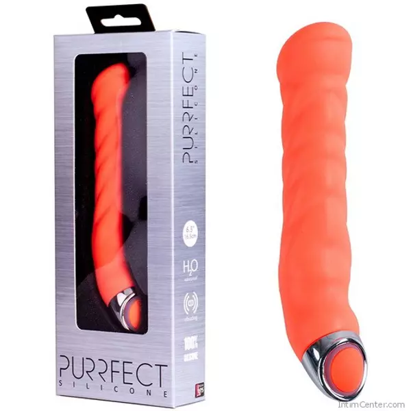 Vibrátor, multi sebességes Purrfect Silicone 18 cm