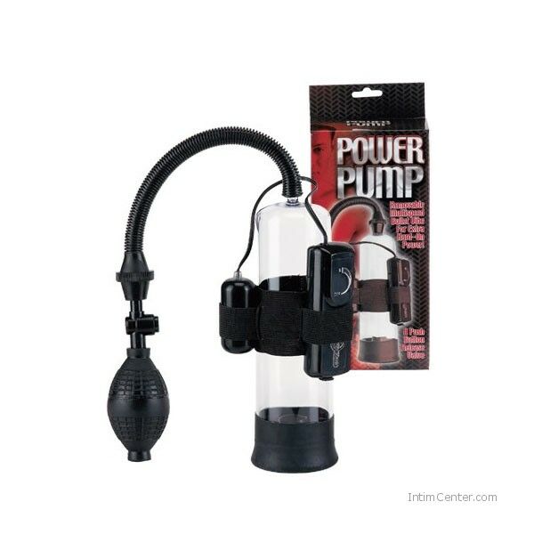 Vákumos péniszpumpa, vibrációs tojással Power Pump