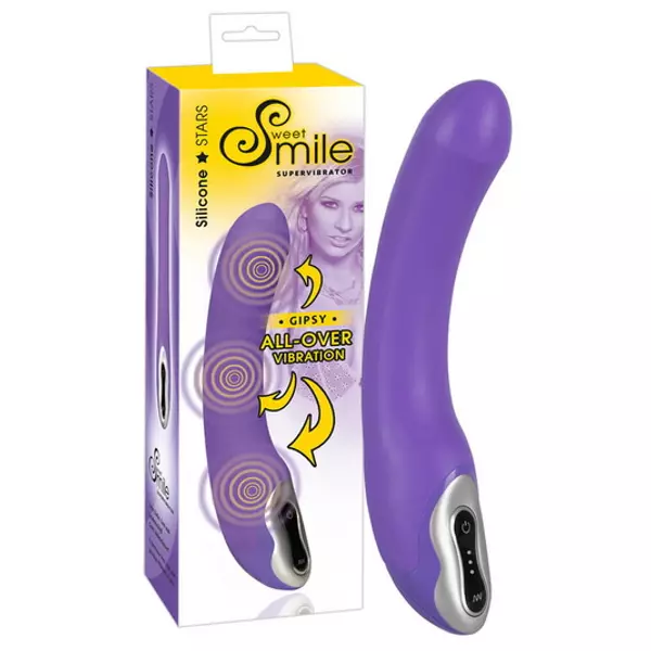 Smile Gipsy Szilikon vibrátor 23 cm lila